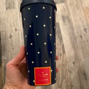 Never used kate spade blue thermal mug!
